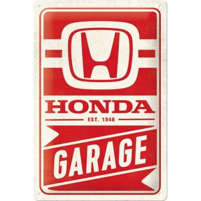 Honda  Garage Logo Reklama Szyld Tablica 20x30 Blacha Plakat